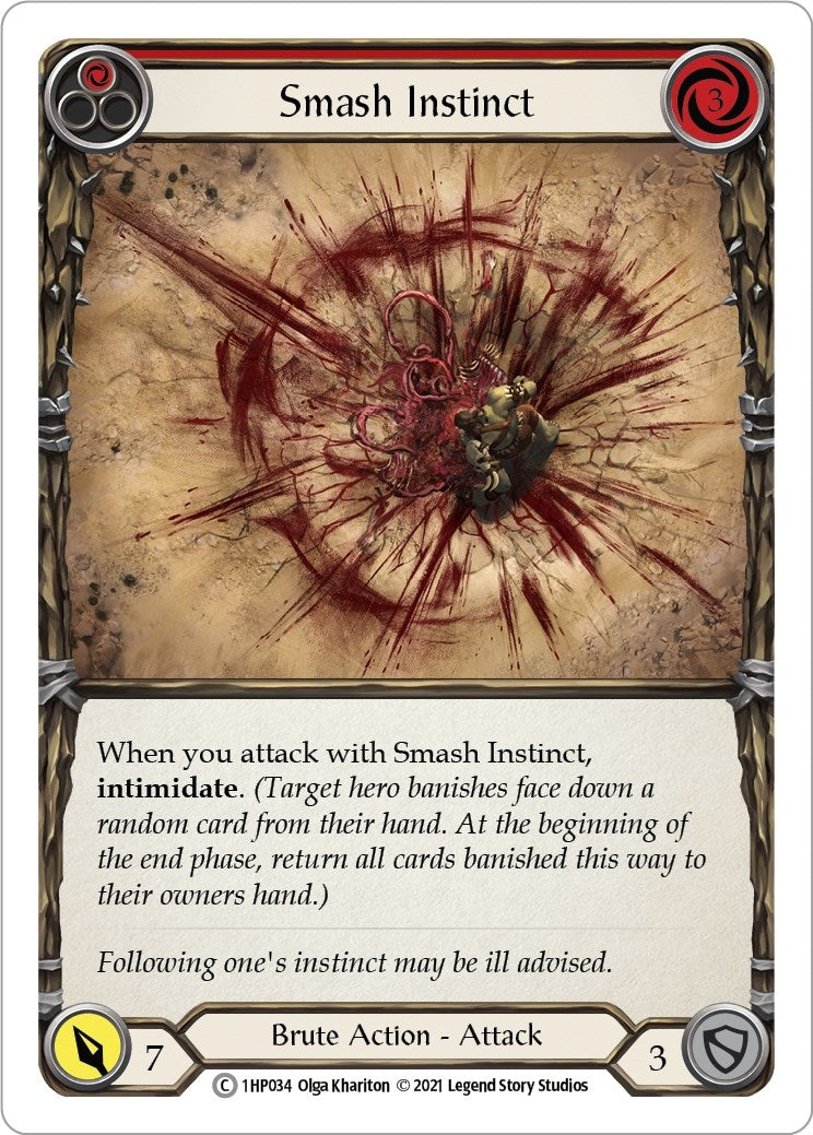 Smash Instinct (Red) (1) [1HP] - Flesh and Blood TCG Single