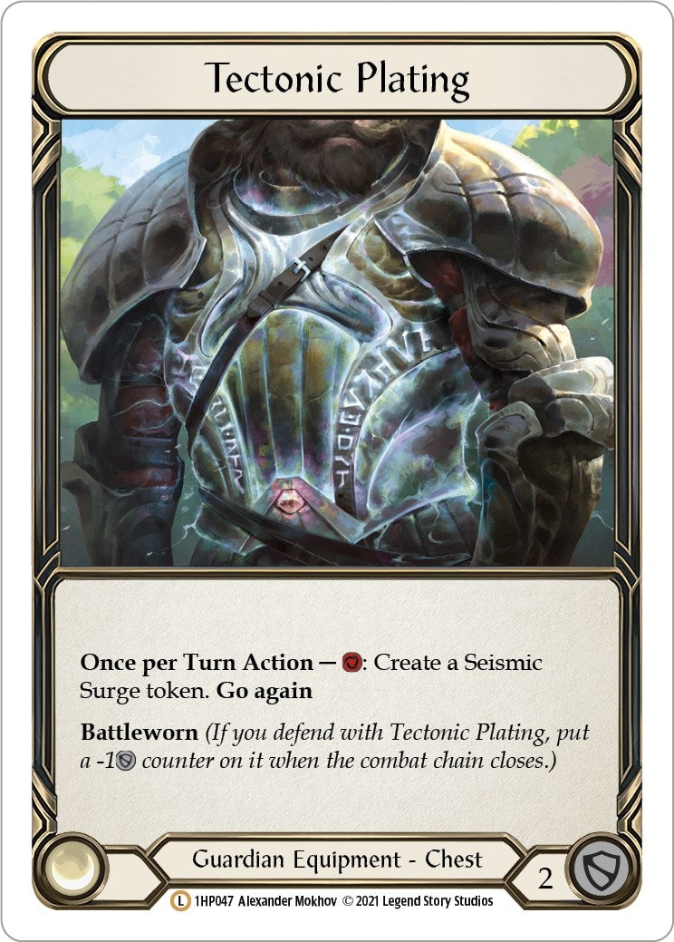 Tectonic Plating (1) [1HP] - Flesh and Blood TCG Single