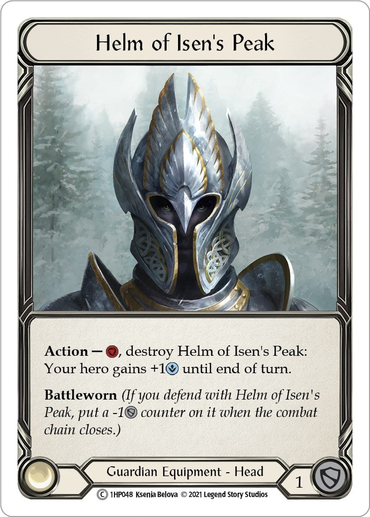 Helm of Isen’s Peak (1) [1HP] - Flesh and Blood TCG Single
