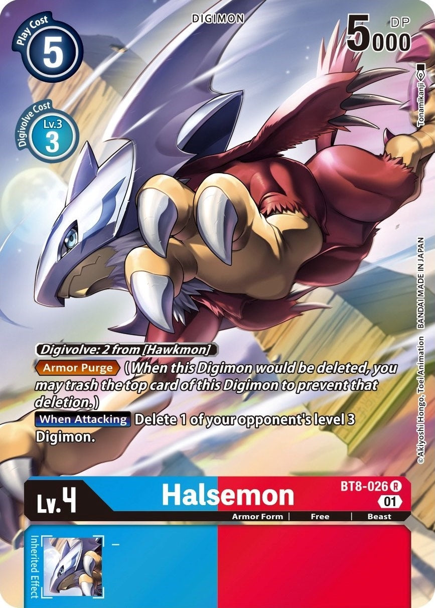Halsemon (Alternate Art) (8026) [BT08] - Digimon Card Game Single