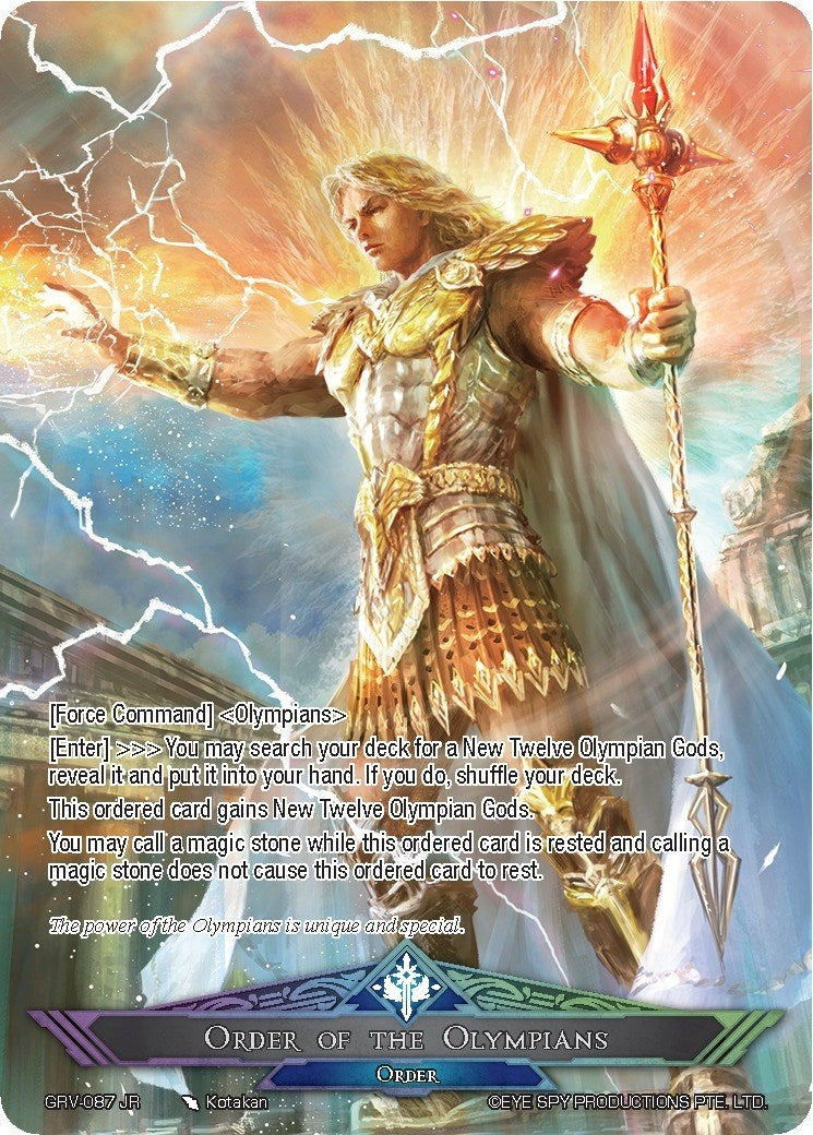 Zeus the First Olympian // Order of the Olympians (87) [GRV] - Force of Will Single