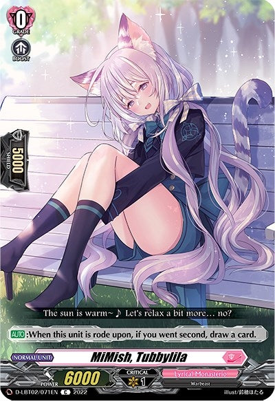 MiMish Tubbylila (2071) [D-LBT02] - Cardfight Vanguard Single