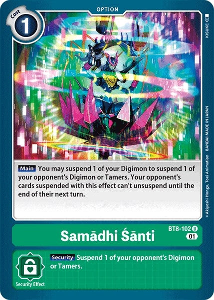 Samadhi Santi (8102) [BT08] - Digimon Card Game Single