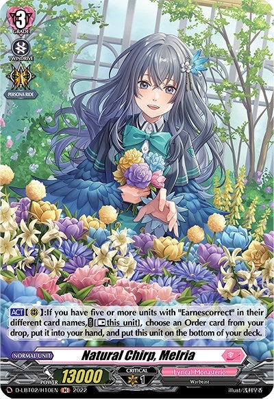 Natural Chirp Melria (Holo) (210) [D-LBT02] - Cardfight Vanguard Single