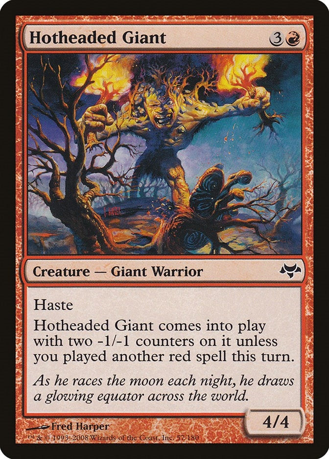 Hotheaded Giant (57) [EVE] - MTG Single