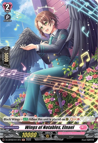 Wings of Notables Elnael (Holo) (217) [D-LBT02] - Cardfight Vanguard Single