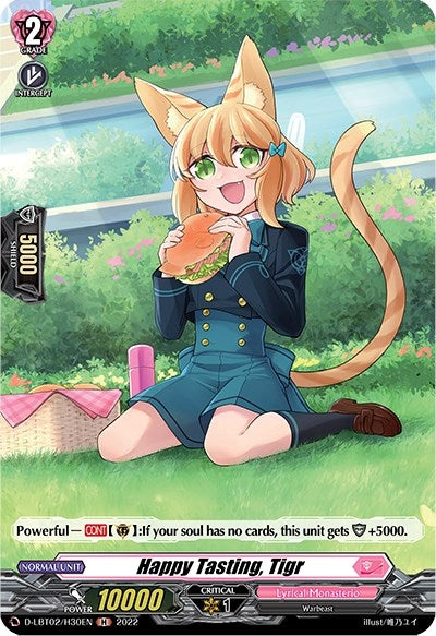 Happy Tasting Tigr (Holo) (230) [D-LBT02] - Cardfight Vanguard Single