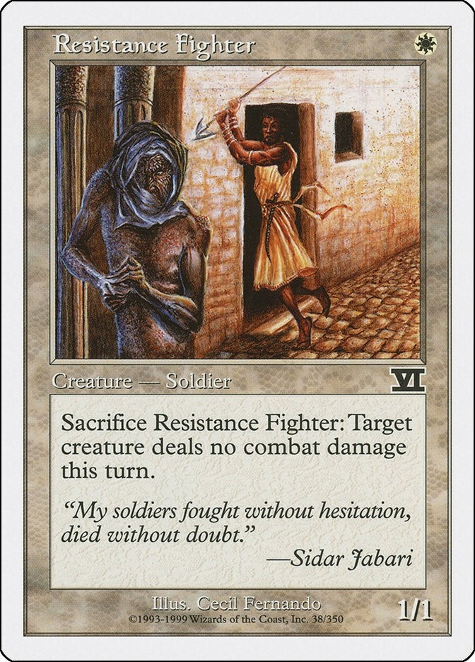 Resistance Fighter (38) [6ED] - MTG Single