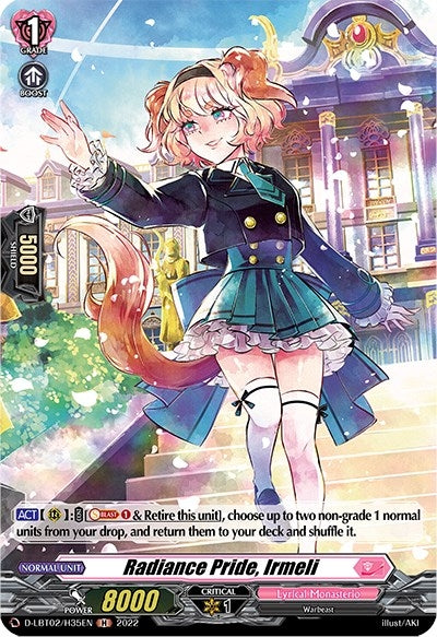 Radiance Pride Irmeli (Holo) (235) [D-LBT02] - Cardfight Vanguard Single