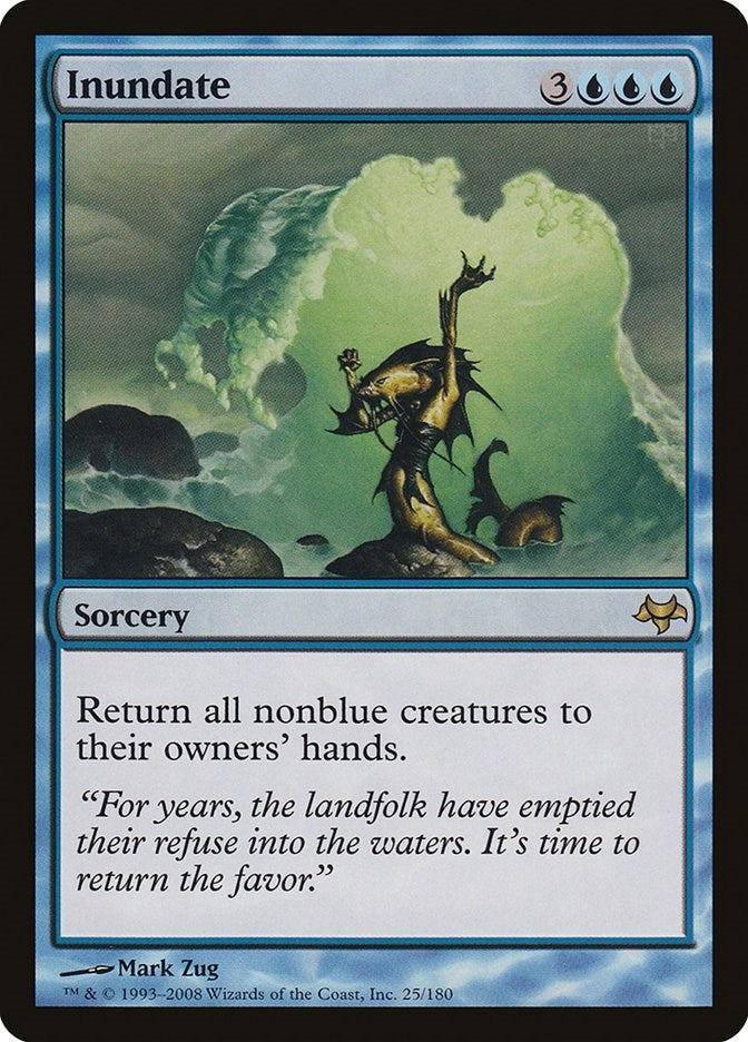 Inundate (25) [EVE] - MTG Single