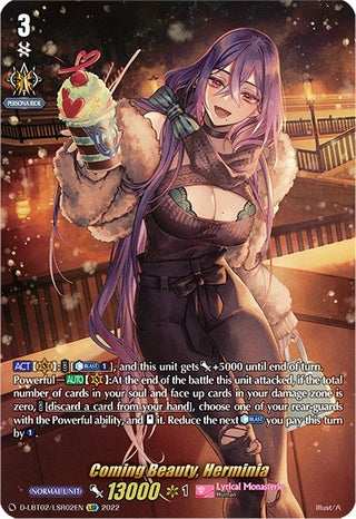 Coming Beauty Herminia (LSR) (202) [D-LBT02] - Cardfight Vanguard Single