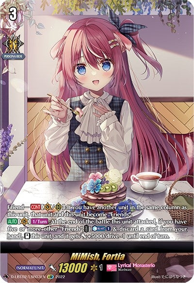 MiMish Fortia (LSR) (204) [D-LBT02] - Cardfight Vanguard Single