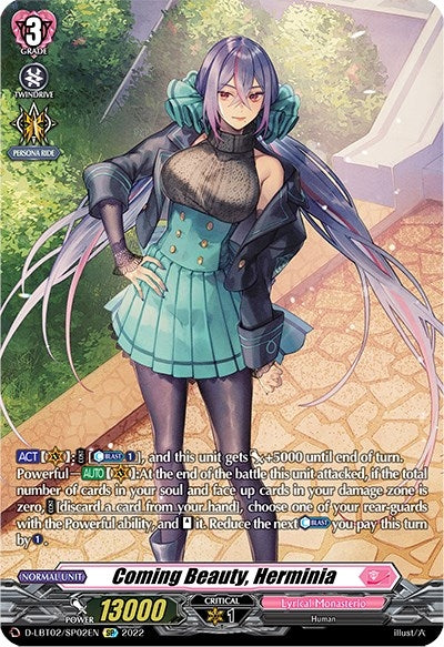 Coming Beauty Herminia (SP) (202) [D-LBT02] - Cardfight Vanguard Single