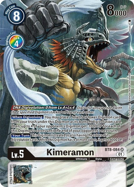 Kimeramon (Alternate Art) (8084) [BT08] - Digimon Card Game Single