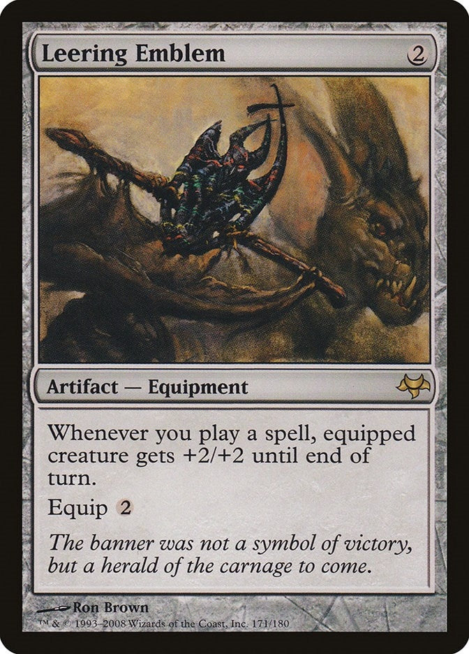 Leering Emblem (171) [EVE] - MTG Single