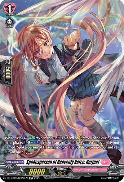Spokesperson of Heavenly Voice Herjuel (SP) (223) [D-LBT02] - Cardfight Vanguard Single