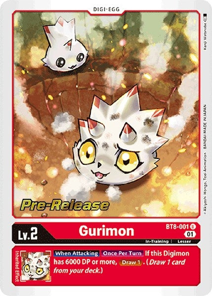 Gurimon (8001) [BT08_PR] - Digimon Card Game Single