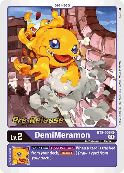 DemiMeramon (8006) [BT08_PR] - Digimon Card Game Single