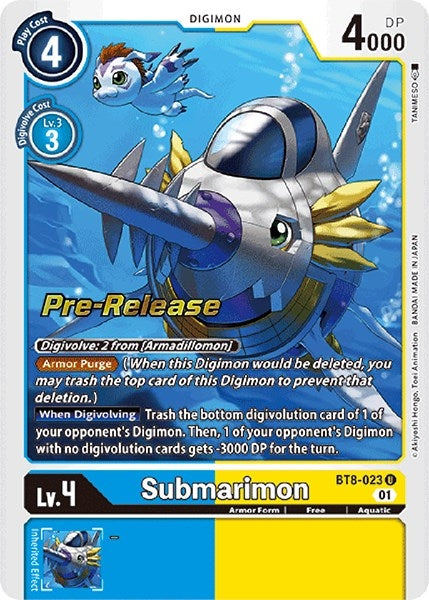 Submarimon (8023) [BT08_PR] - Digimon Card Game Single