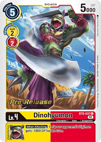 Dinohyumon (8037) [BT08_PR] - Digimon Card Game Single