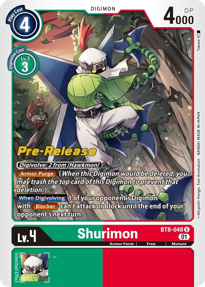 Shurimon (8048) [BT08_PR] - Digimon Card Game Single