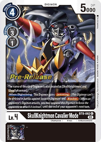 SkullKnightmon Cavalier Mode (8062) [BT08_PR] - Digimon Card Game Single