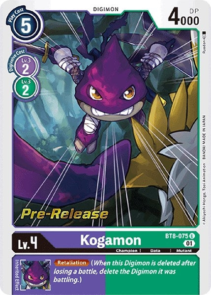 Kogamon (8075) [BT08_PR] - Digimon Card Game Single