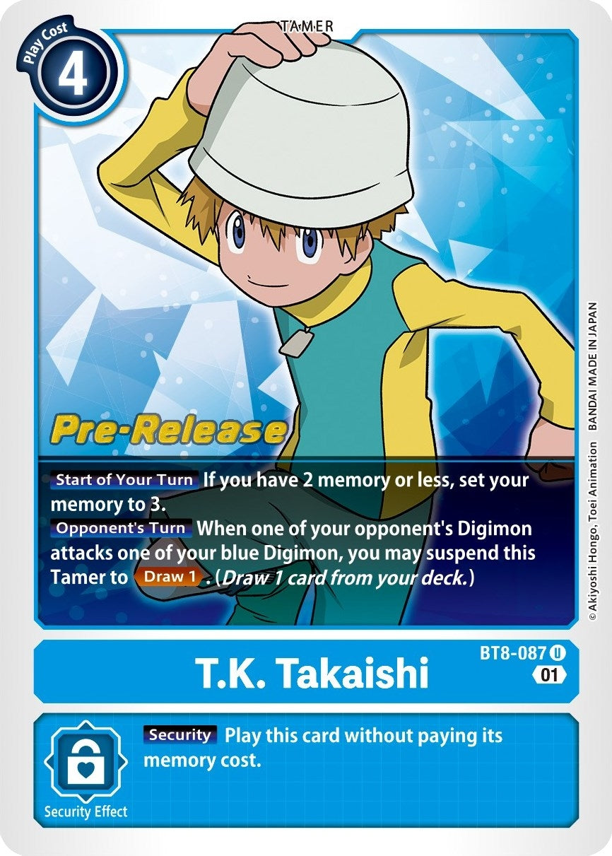 T.K. Takaishi (8087) [BT08_PR] - Digimon Card Game Single