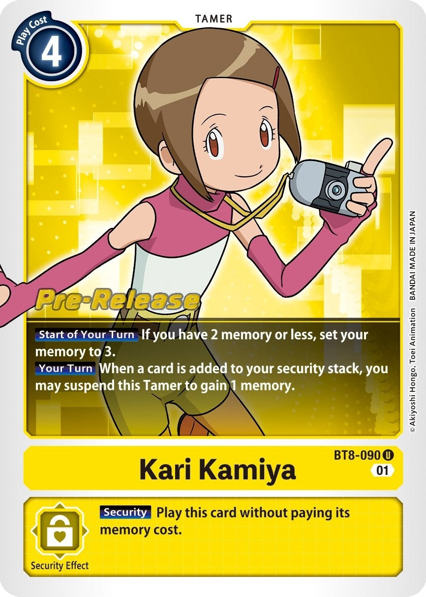 Kari Kamiya (8090) [BT08_PR] - Digimon Card Game Single