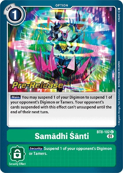 Samadhi Santi (8102) [BT08_PR] - Digimon Card Game Single