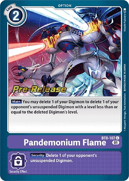 Pandemonium Flame (8107) [BT08_PR] - Digimon Card Game Single