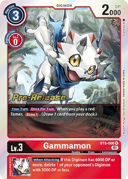 Gammamon (8008) [BT08_PR] - Digimon Card Game Single
