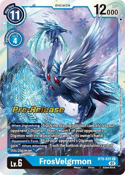 FrosVelgrmon (8031) [BT08_PR] - Digimon Card Game Single