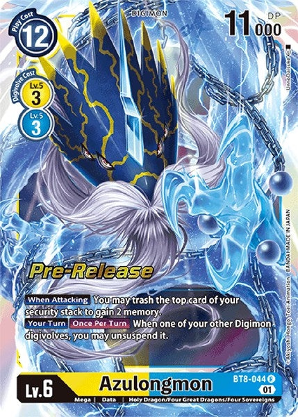 Azulongmon (8044) [BT08_PR] - Digimon Card Game Single