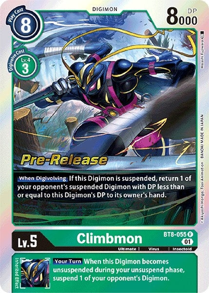 Climbmon (8055) [BT08_PR] - Digimon Card Game Single