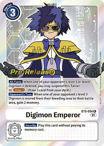 Digimon Emperor (8094) [BT08_PR] - Digimon Card Game Single