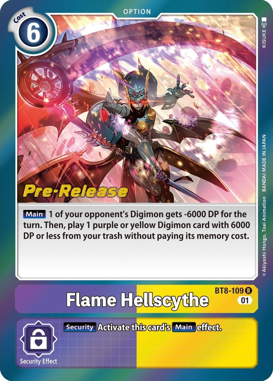 Flame Hellscythe (8109) [BT08_PR] - Digimon Card Game Single