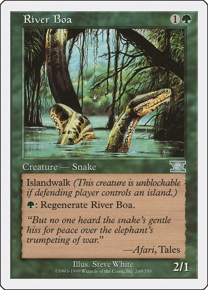 River Boa (249) [6ED] - MTG Single