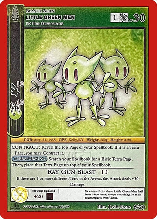 Little Green Men (6) (FA21) - MetaZoo Single