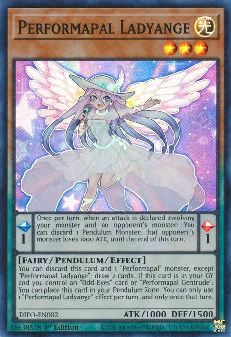 Performapal Ladyange (2) (DIFO) - YuGiOh Single