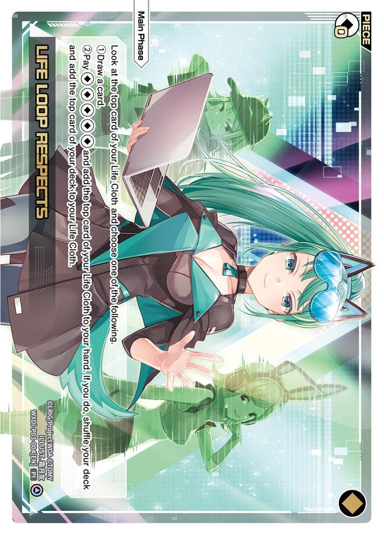 LIFE LOOP RESPECTS (3004) [WXDi-P03] - WIXOSS Single