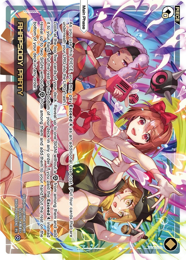RHAPSODY PARTY (3005) [WXDi-P03] - WIXOSS Single