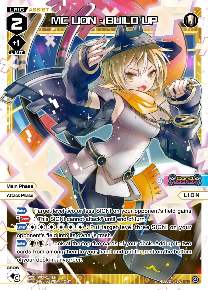 MC LION - BUILD UP (3017) [WXDi-P03] - WIXOSS Single