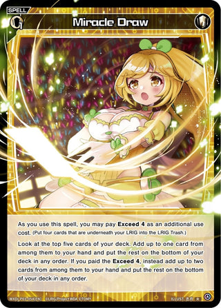 Miracle Draw (3054) [WXDi-P03] - WIXOSS Single
