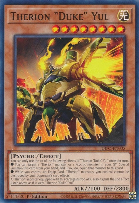 Therion ’Duke’ Yul (5) (DIFO) - YuGiOh Single