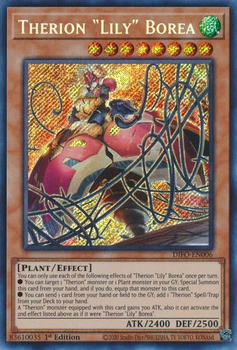 Therion ’Lily’ Borea (6) (DIFO) - YuGiOh Single