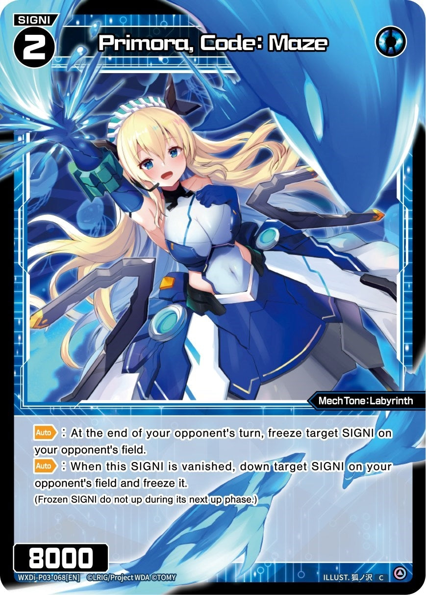 Primora Code: Maze (3068) [WXDi-P03] - WIXOSS Single