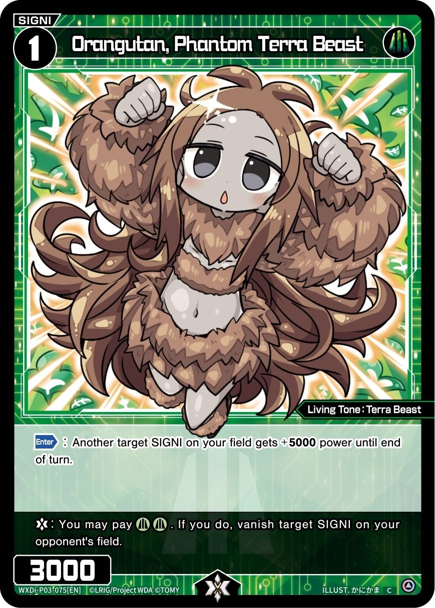Orangutan Phantom Terra Beast (3075) [WXDi-P03] - WIXOSS Single
