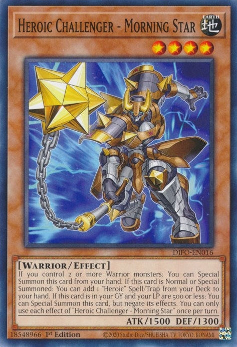 Heroic Challenger - Morning Star (16) (DIFO) - YuGiOh Single