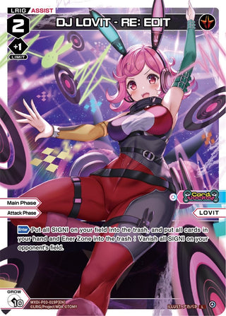 DJ LOVIT - RE: EDIT (Parallel Foil) (3019) [WXDi-P03] - WIXOSS Single